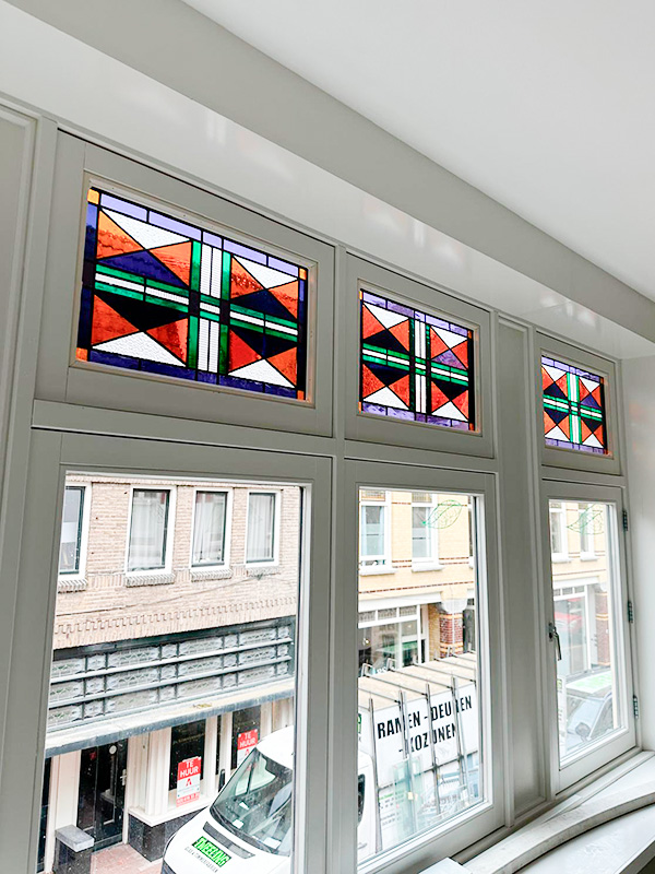glas in lood kozijnen